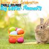 Fun Express Easter Basket Bulk 12 Pack – Small Square Bamboo Easter Baskets for Kids | Colorful Decorative Mini Baskets for Easter Egg Hunt, Classroom Parties & Spring Celebrations | 3.5×3.5×3 Inch