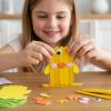 Fun Express Easter Chick Craft Stick Magnet Craft Kit – Makes 12