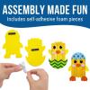 Fun Express Easter Chick Craft Stick Magnet Craft Kit – Makes 12