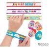 He Lives Slap Bracelet Filled Easter Eggs (24 eggs) Religious Easter Party Supplies