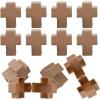 Fun Express 2 1/4″ Cross-Shaped 4U Plastic Easter Eggs – 12 Pc.