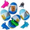 Fun Express 4″ Shark Finger Puppet-Filled Jumbo Easter Eggs – 12 Pc.