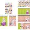 Fun Express Bulk Easter Gift Bags – Set of 50 in assorted designs – Party Supplies
