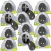 Fun Express Glow in The Dark He Has Risen Tomb Plastic Easter Eggs with Cross – 12 Eggs – Multi-Colored – Great for School and Church Easter Egg Hunts