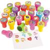 Fun Express Stamps for Kids Religious Stamper Set of 50 – Christian Gifts for Kids & Stampers for Teachers | Sunday School Supplies, Christian Party Favors & Easter Basket Stuffers for Classroom Use
