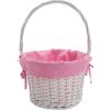 Fun Express White Easter Basket with Pink Liner