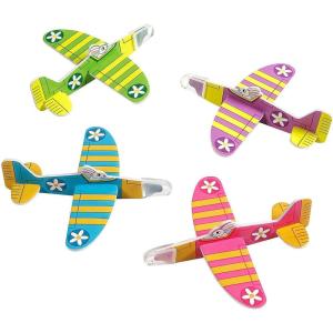 Fun Express 4″ Bulk 48 Pieces Mini Easter Bunny Multicolor Foam Gliders