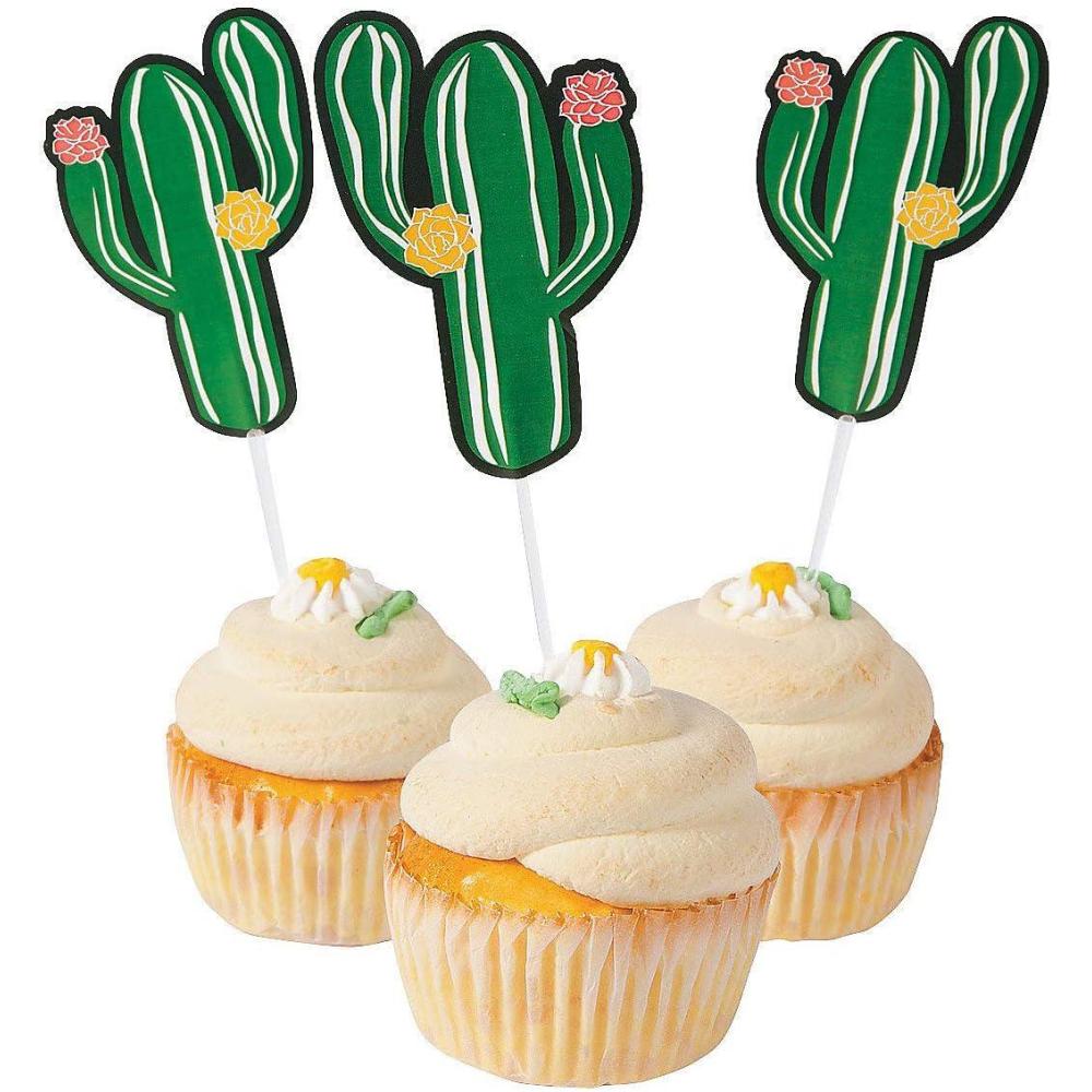 image:imageFun Express Cactus Party Food Picks 25pc for Cinco de Mayo Party Supplies Serveware amp Barware Picks amp Stirrers amp Parasols Cinco de Mayo 25 Pieces