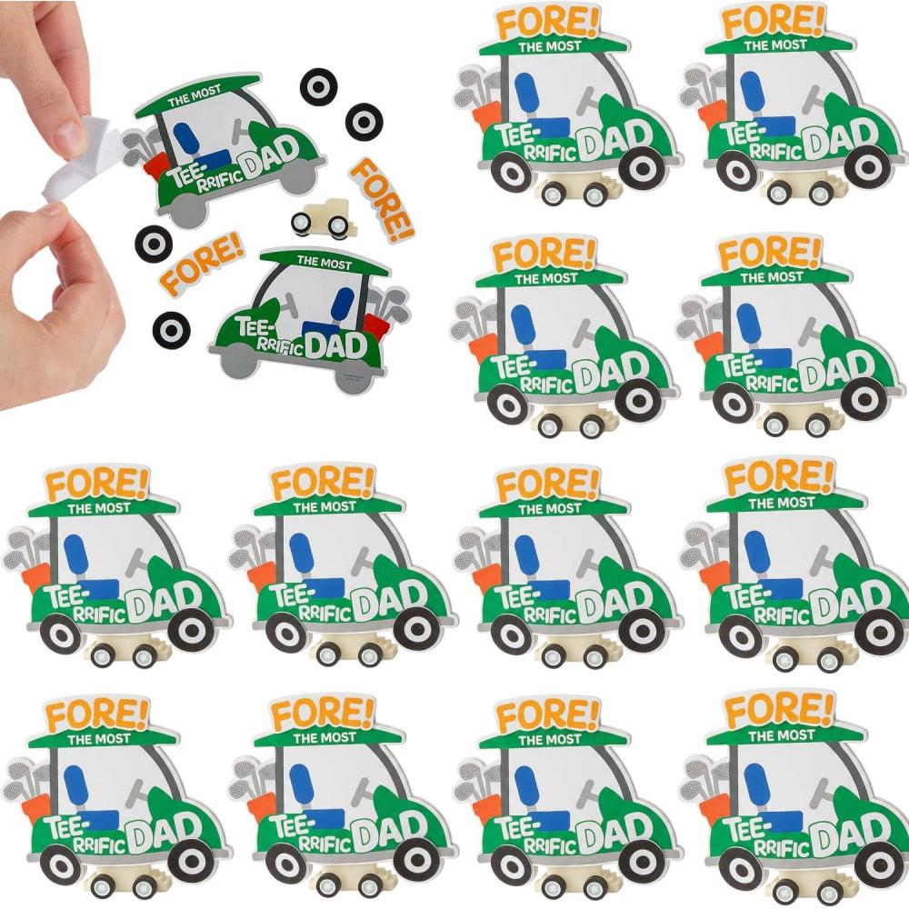image:imageFun Express 4 14 x 4 Fathers Day Golf Cart PullBack Craft Kit  Makes 12