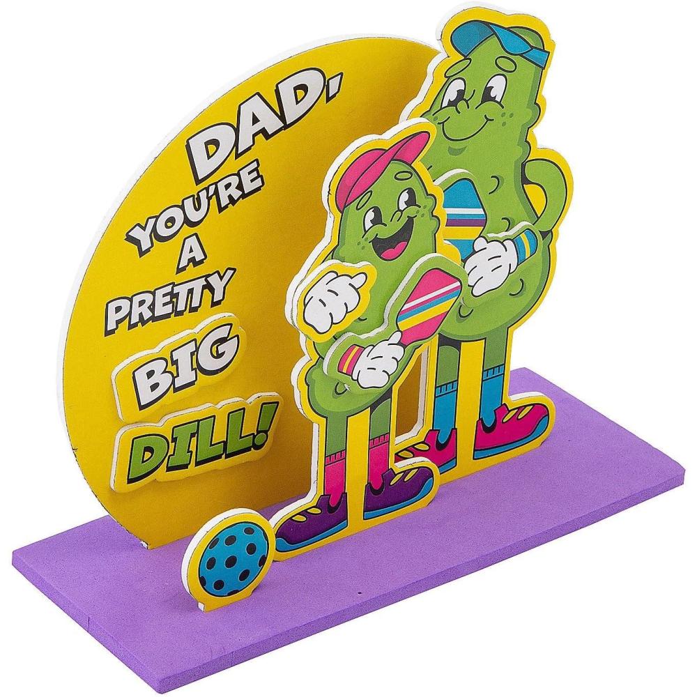 image:imageFun Express 6 x 5 14 3D Fathers Day Pickleball Foam Craft Kit Makes 12