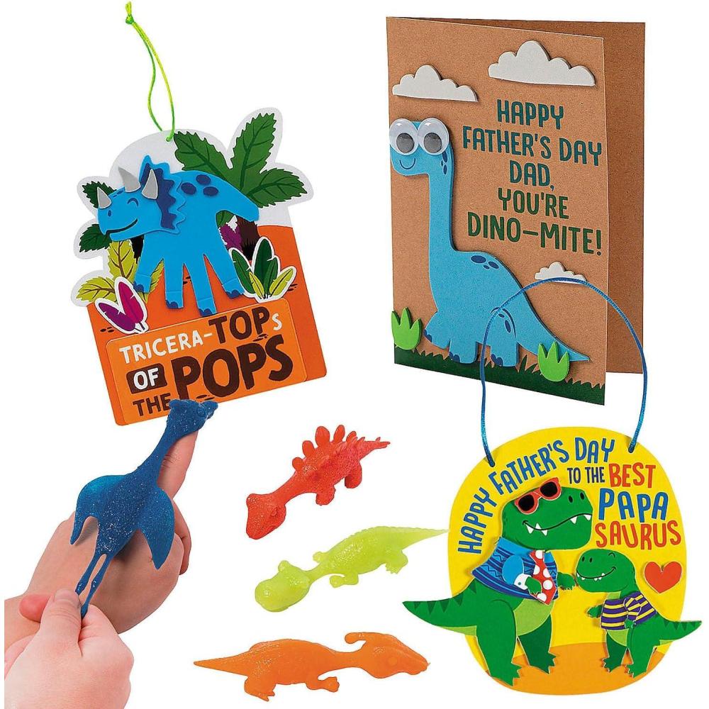 image:imageFun Express DinoMite Fathers Day Craft Kit Assortment Makes 36