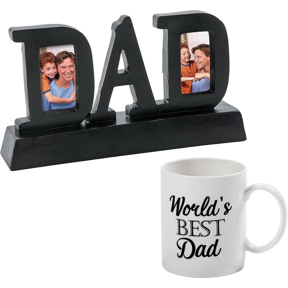 image:imageFun Express Fathers Day Mug amp Frame Home Decor 2 Pieces