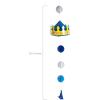 Father’s Day Hanging Crowns Tissue Paper Decorations, 3 Pieces