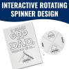 Fun Express 5 1/2″ x 7 3/4″ Religious Color Your Own Father’s Day Cards with Spinner Wheel – 12 Pc.