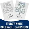 Fun Express 5 1/2″ x 7 3/4″ Religious Color Your Own Father’s Day Cards with Spinner Wheel – 12 Pc.