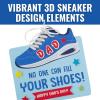 Fun Express 5″ x 5″ Father’s Day Dad Shoes Card Craft Kit – Makes 12