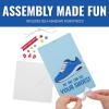 Fun Express 5″ x 5″ Father’s Day Dad Shoes Card Craft Kit – Makes 12