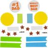 Fun Express Father’s Day Award Ribbon Craft Kit – Makes 12