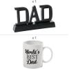 Fun Express Father’s Day Mug & Frame – Home Decor – 2 Pieces