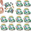 Fun Express 4 1/4″ x 4″ Father’s Day Golf Cart Pull-Back Craft Kit – Makes 12
