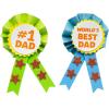 Fun Express Father’s Day Award Ribbon Craft Kit – Makes 12