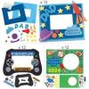 Fun Express Father’s Day Picture Frame Magnet Craft Kit Assortment – Makes 36