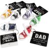 Fun Express Father’s Day Shoe Keychains with Card – 12 Pc