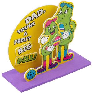 Fun Express 6″ x 5 1/4″ 3D Father’s Day Pickleball Foam Craft Kit – Makes 12