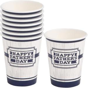 Fun Express Best Dad Happy Father’s Day Paper Cups – 8 Ct.
