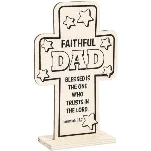 Fun Express Color Your Own Religious Father’s Day Cross Stand-Ups – 12 Pc