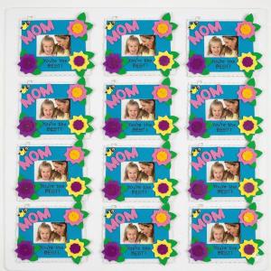 Fun Express Mom You’re the Best Picture Frame Craft Kit Makes 12 – Foam Crafts for Kids Mothers Day Gifts | DIY Photo Frame Decorating Kit for Classroom Party Crafts & Spring Preschool Projects