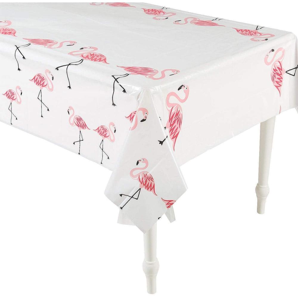 image:imageFun Express Luau Flamingo Table Cover  Party Supplies  1 Piece