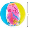 Fun Express Aloha Beach Balls 12 Pack Inflatable Pool Toys for Kids & Adults – Tropical Luau Party Favors & Hawaiian Decorations | Summer Water Games for Beach Party & Pool Party Supplies