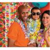 Fun Express Bulk Lei Assortment (100 Plastic Leis) Great for Tiki, Luau and Tropical Party Supplies