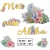 Fun Express Elevated Luau Bridal Shower Wall Cutouts – 6 Pieces(Luau)
