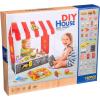 Fun Express Kids Pretend Fast Food Play Set – DIY Fast Food Tent Kit with Ready-to-Eat Meals – Instant Picnic Upgrade, Easy Outdoor Entertaining Fast Food Tent for Kids
