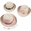Fun Express LUAU FEDORA ASSORTMENT – Apparel Accessories – 6 Pieces