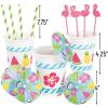 Fun Express Luau Cocktail Party Kit – Complete Party Supplies for Tropical Celebrations & Themed Events – Fun Decorations Accessories & Tableware – Perfect for Summer Gatherings – 24 Colorful Pieces