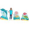 Fun Express Under The Sea Party Decorations Cardboard Cutout Stand-Ups 42-54 Inch – Ocean Decor for Luau Party Decorations, Tropical Beach Party | Sea Creatures for Birthday Events