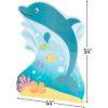 Fun Express Under The Sea Party Decorations Cardboard Cutout Stand-Ups 42-54 Inch – Ocean Decor for Luau Party Decorations, Tropical Beach Party | Sea Creatures for Birthday Events