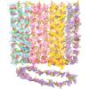 Butterfly Flower Leis – Set of 12 in Assorted Colors – Luau, Tiki and Party Apparel Accessories