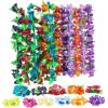 Fun Express – Luau Wear Assortment 48pc – Apparel Accessories – Luauwear – Misc Luauwear – 48 Pieces Multicolored