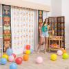 Fun Express Tiki Bar Luau Party Backdrop & Vinyl Banners Decorating Kit – 5 Pieces