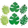 Fun Express Tropical Leaf Cutouts – Vibrant Paper Leaves for Party Decorations DIY Crafts Luau Themes & Tropical Events – Perfect for Weddings Birthdays and Summer Celebrations – Set of 12 Pieces