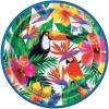 Fun Express Tropical Palm Leaves Luau Party Paper Dinner Plates – 8 count