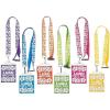 Luau Party Lanyards – Jewelry – Necklaces – Badge Holders – 12 Pieces