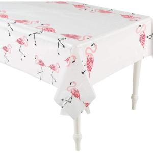 Fun Express Luau Flamingo Table Cover – Party Supplies – 1 Piece