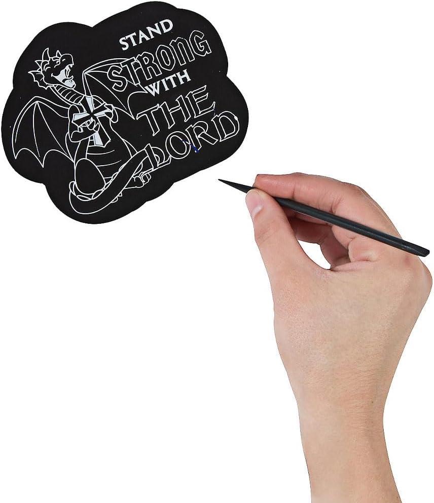 image:imageFun Express Kingdom VBS Magic Color Scratch Dragons VBS Vacation Bible School SuppliesDecor 24 Pieces