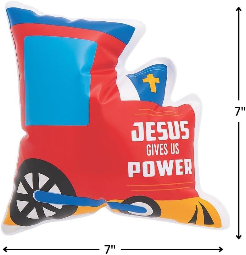 image:imageFun Express Railroad VBS Mini Handout Toys Fun amp Educational Party Favors for Vacation Bible School Interactive Kids Gifts Great for Activities Games and Prizes Assorted Colors 12 Pieces