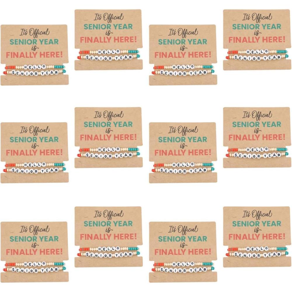 image:imageFun Express 2 12 High School Senior Year Bracelets with Card for 12